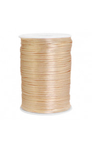 Satin wire 2.5mm Champagne beige